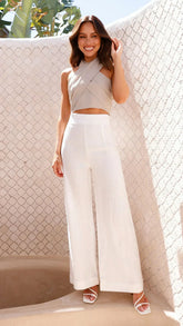 Karah Pants - White