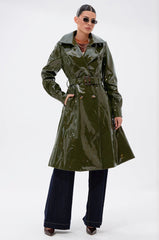 Mitica Patent Trench In Olive
