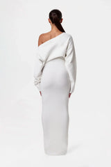 Serena Off-Shoulder Knit Dress