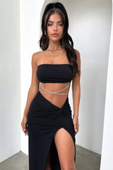 Zeilie Midi Dress - Black