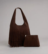 Fringe Benefits Fringe Tote Bag With Pouch