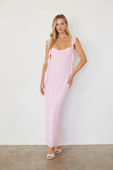 Sarila Ruffle Strap Maxi Dress